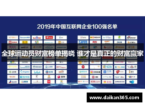 全球运动员财富榜单揭晓 谁才是真正的财富赢家 全球运动员财富榜单揭晓 谁才是真正的财富赢家